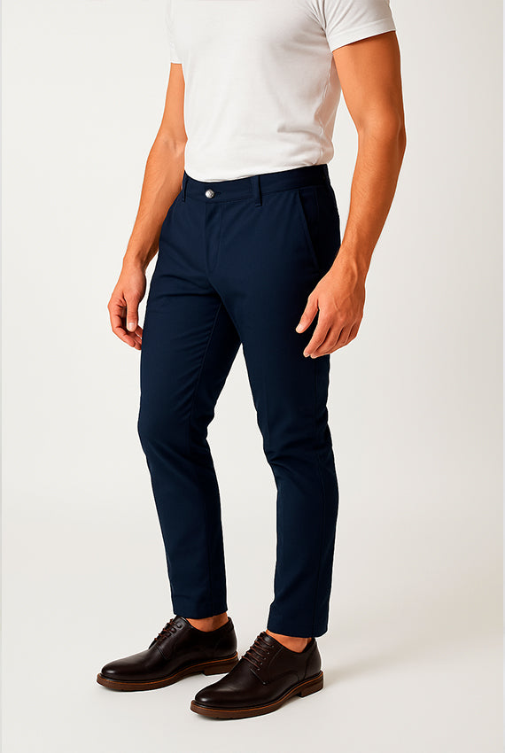 Calça Tech Light Masculina Slim Alfaiataria Poliéster Elastano