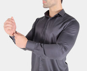 Camisa Masculina Manga Longa Slim Fit Algodão Egípcio