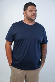 Camiseta Plus Size Pima Algodão Peruano Gola C