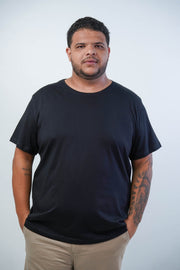 Camiseta Plus Size Pima Algodão Peruano Gola C