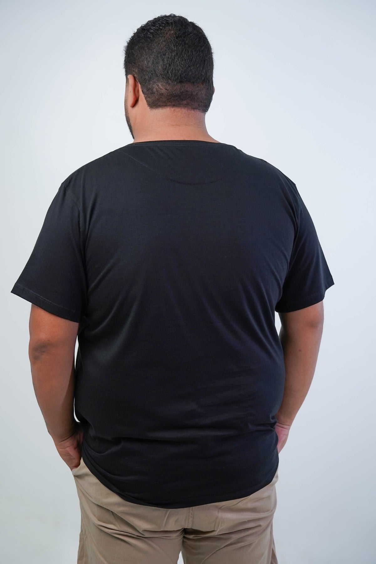 Camiseta Plus Size Pima Algodão Peruano Gola C