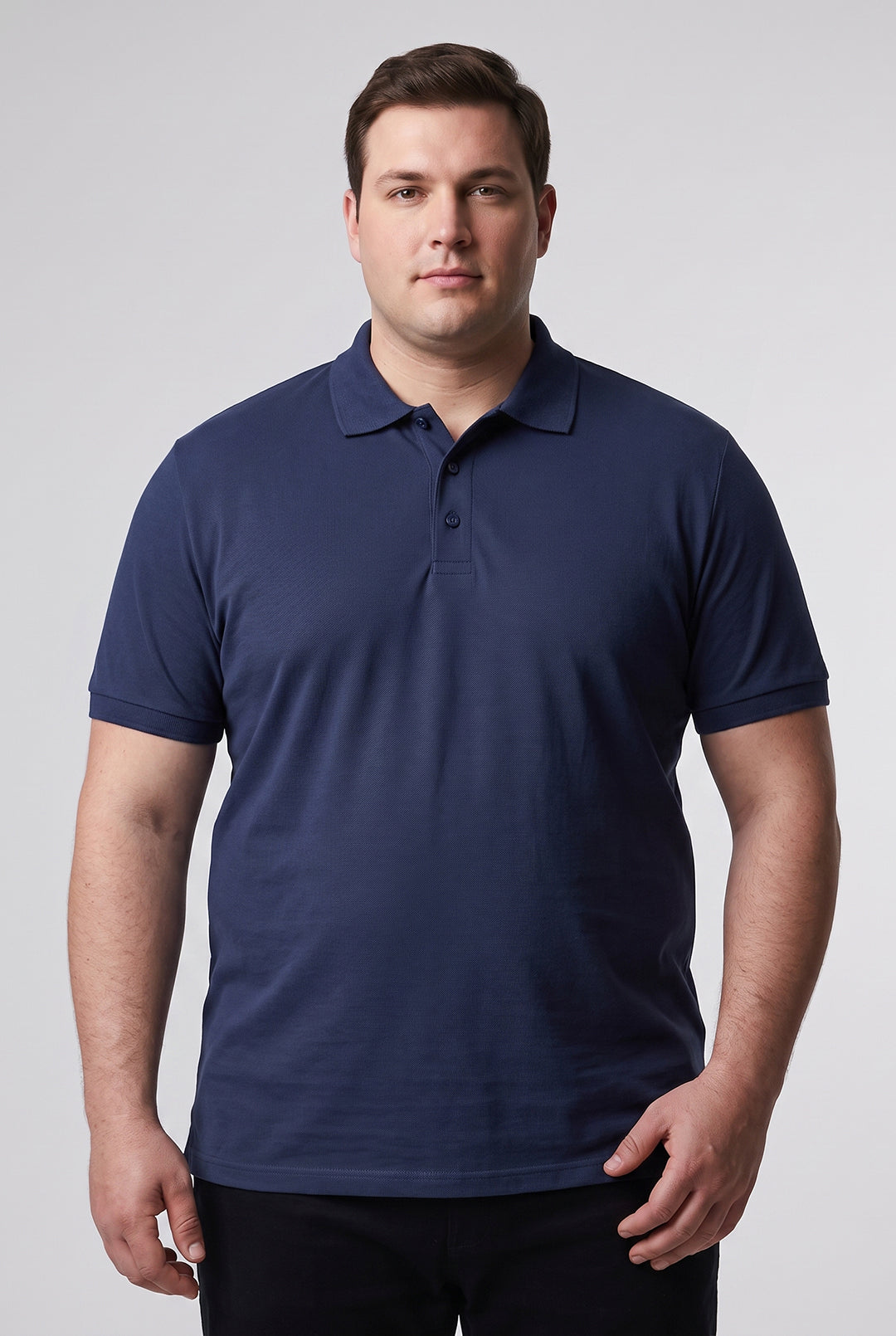 Polo Básica Masculina Work Plus Poliéster Viscose