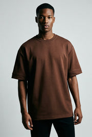 Camiseta Oversized Suedine Interlock Premium Algodão