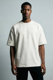 Camiseta Oversized Suedine Interlock Premium Algodão