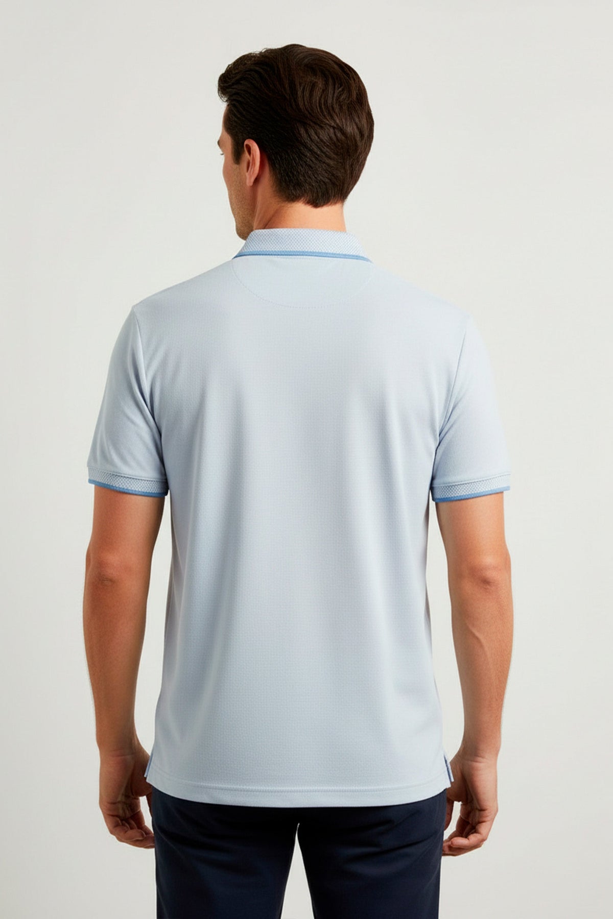 Polo Premium Modal Masculina Bicolor