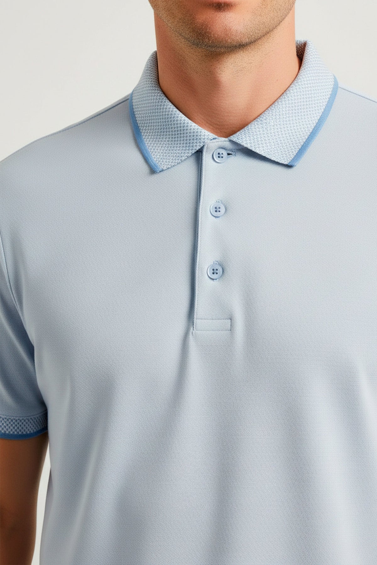 Polo Premium Modal Masculina Bicolor
