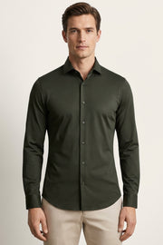 Camisa Masculina Tech Poliamida Stretch Super Slim