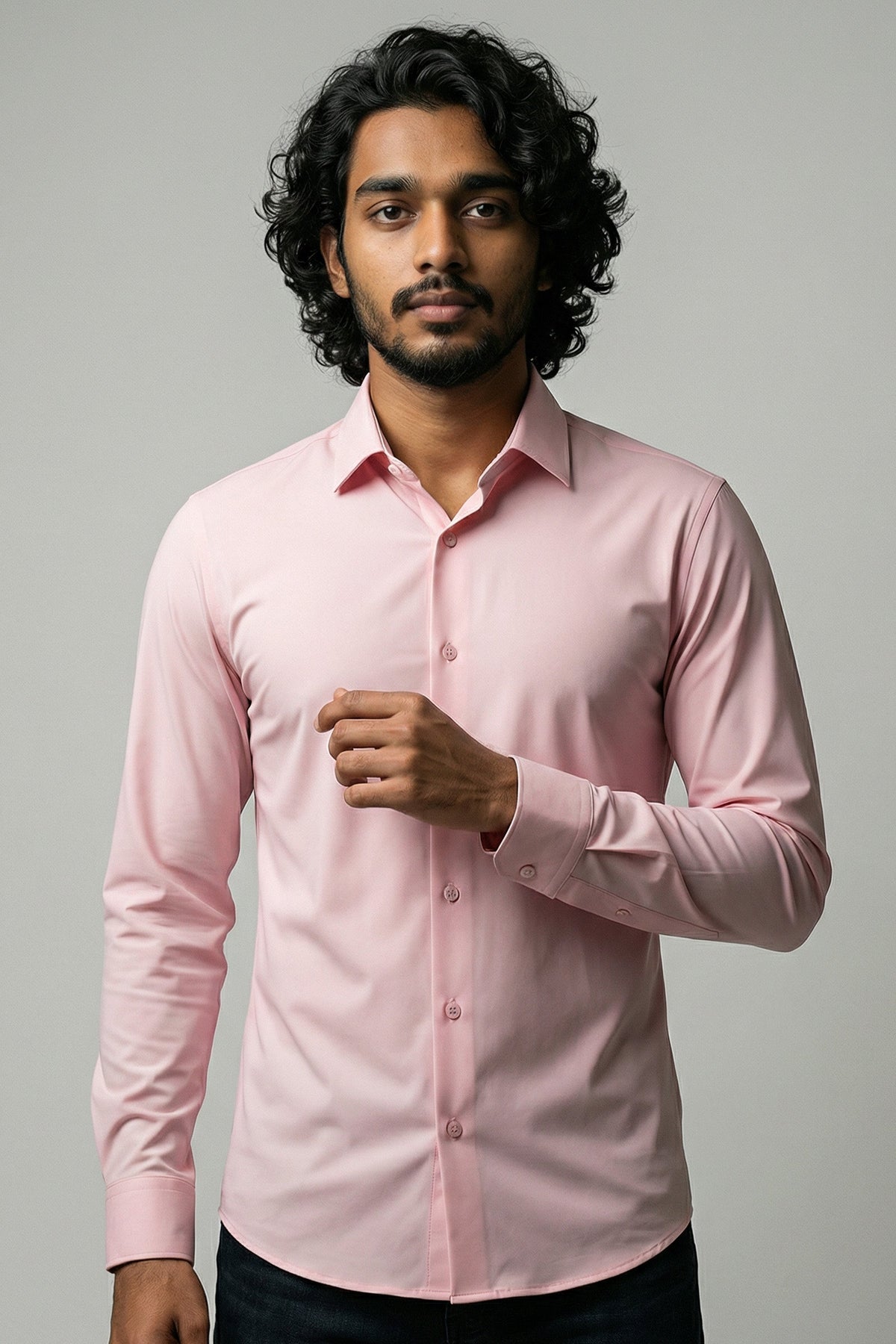 Camisa Masculina Manga Longa Poliamida Elastano