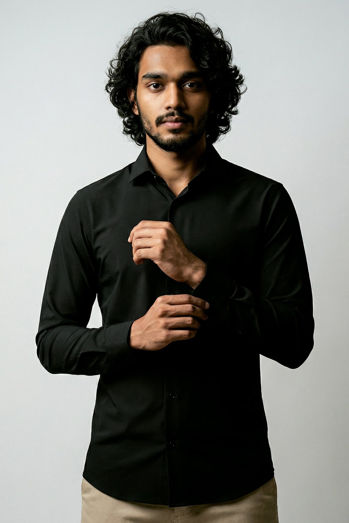 Camisa Masculina Manga Longa Poliamida Elastano