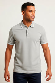 Polo Piquet Masculino Algodão Elastano