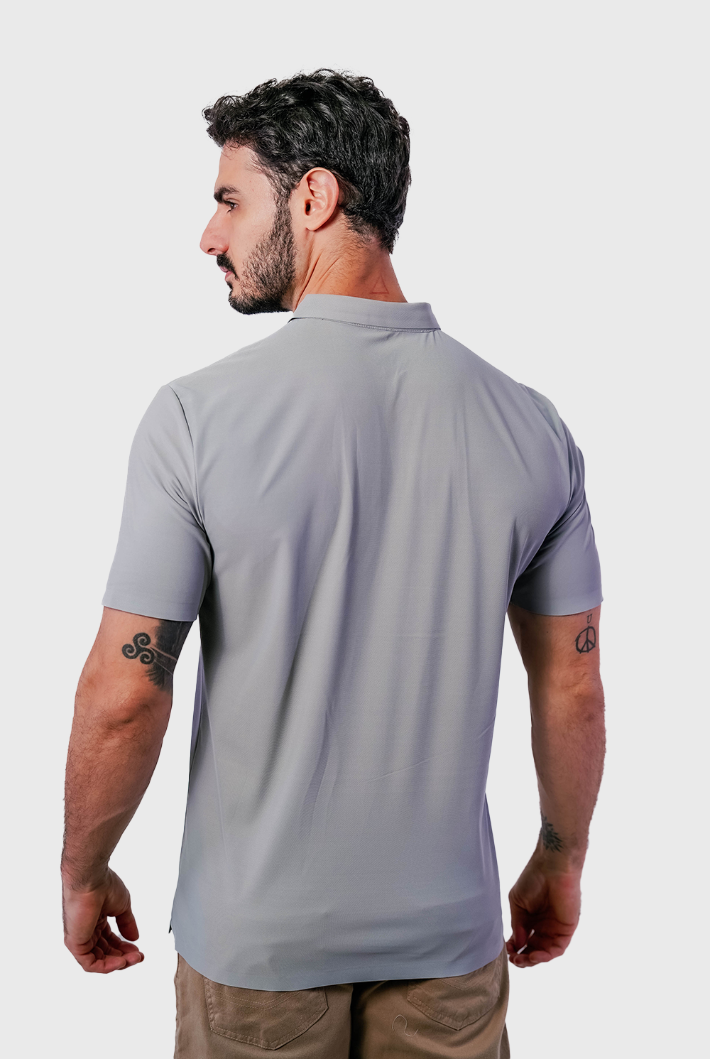 Polo Masculina Tech Light Poliamida Elastano