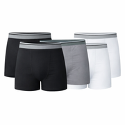 Kit 5 Cuecas Boxer Cotton Plus Size Masculina