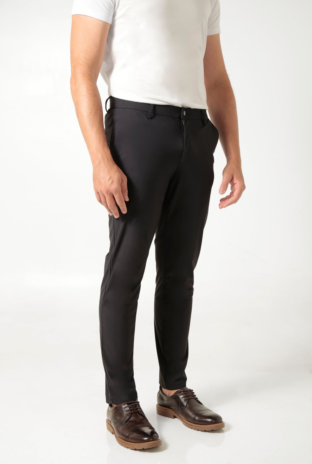 Calça Tech Light Masculina Slim Alfaiataria Poliéster Elastano