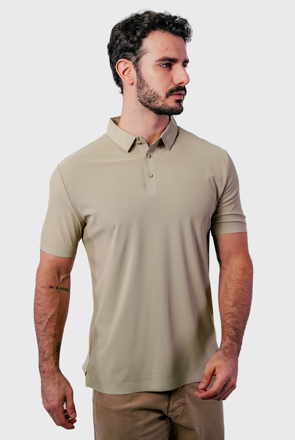 Polo Masculina Tech Light Poliamida Elastano