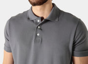 Polo Masculina Piquet Pima Elastano Lisa