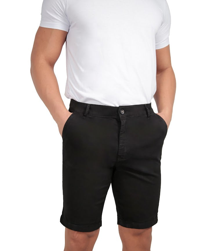 Bermuda Sarja Masculina Algodão Elastano