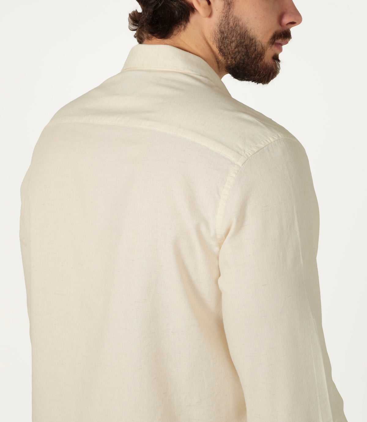 Camisa Masculina Manga Longa Linho Slim Fit