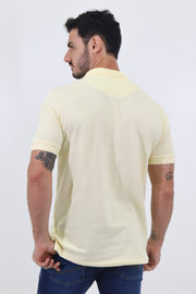 Polo Masculina Piquet Contínua Gola Estruturada Algodão Elastano