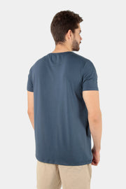 Camiseta Masculina Premium Algodão Egípcio Gola V