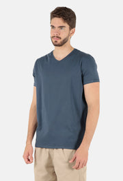 Camiseta Masculina Premium Algodão Egípcio Gola V