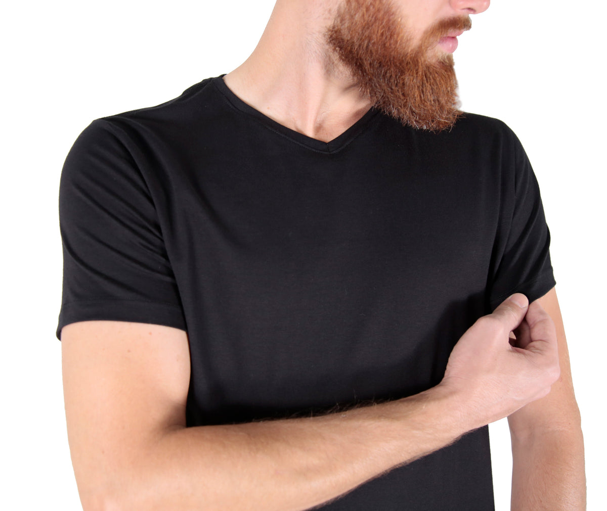 Camiseta Masculina Premium Algodão Egípcio Gola V