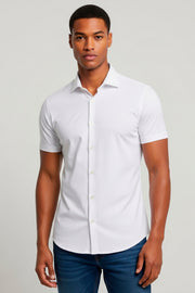 Camisa Manga Curta Slim Fit Básica
