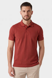 Polo Piquet Pima com Elastano Lisa