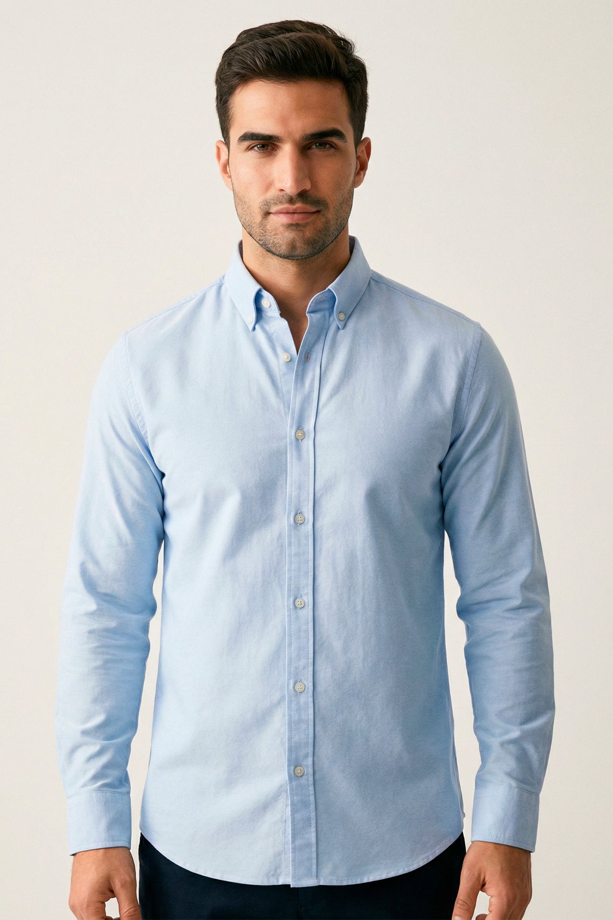 Camisa Manga Longa Plus Oxford Button Down