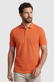 Polo Piquet Pima com Elastano Lisa