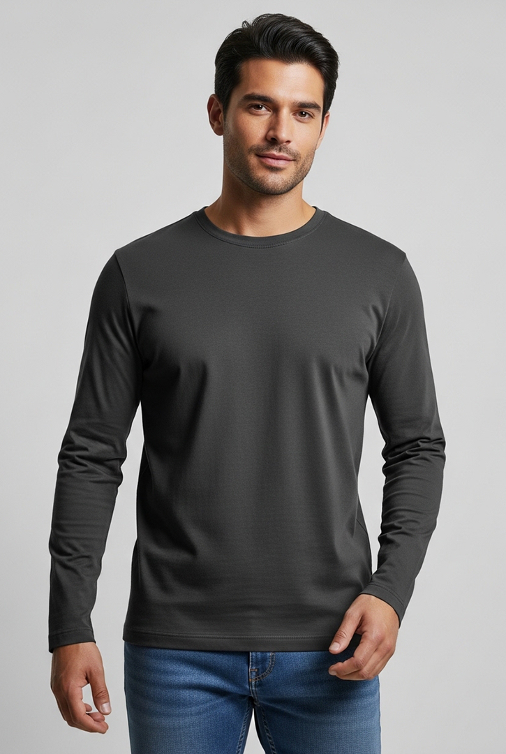 Camiseta Básica Manga Longa Work