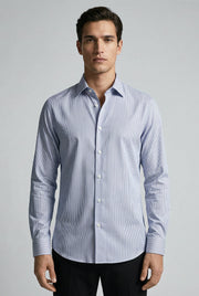 Camisa Manga Longa Slim Fit Algodão Egípcio
