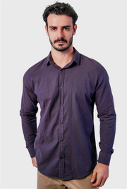 Camisa Flanela Manga Longa Slim Fit