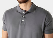 Polo Piquet Pima com Elastano Lisa