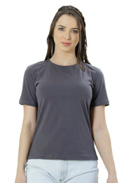 Camiseta Feminina Baby Long Gola Redonda