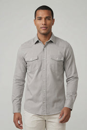 Camisa Manga Longa Slim Fit Sarja