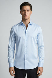Camisa Manga Longa Slim Fit Algodão Egípcio