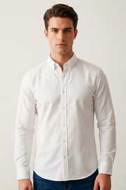 Camisa Manga Longa Plus Oxford Button Down
