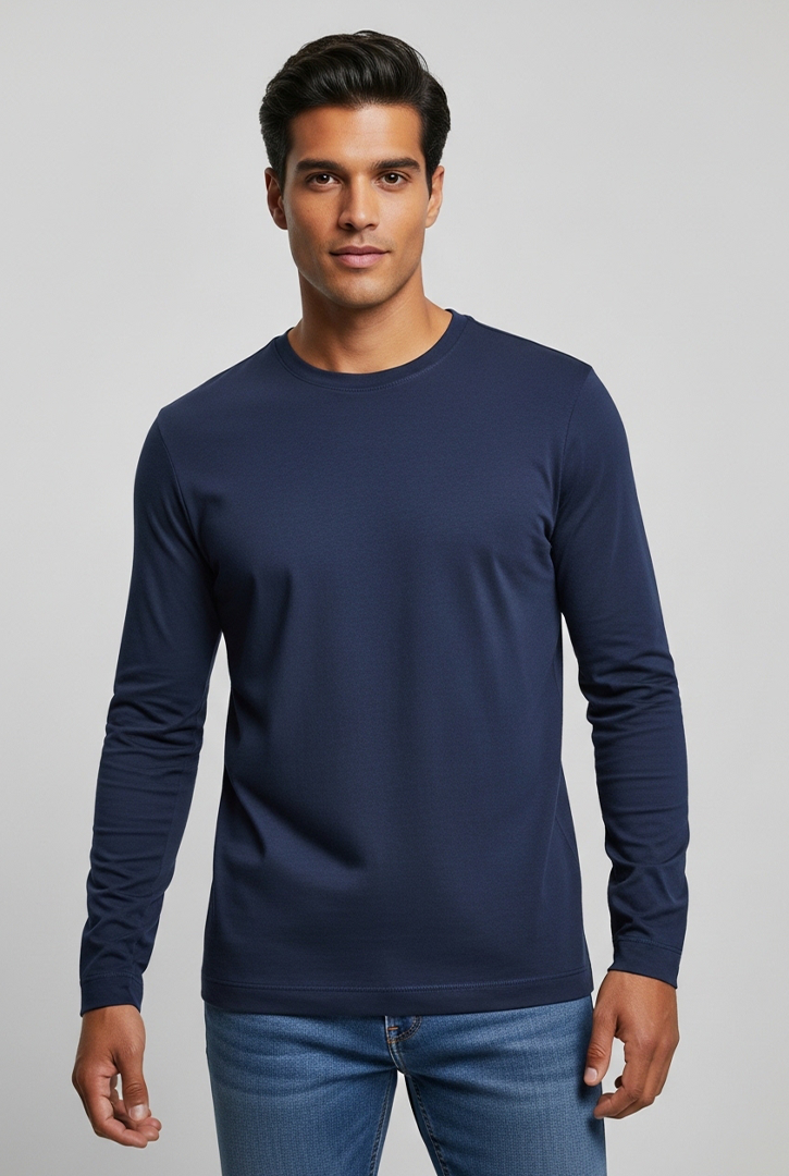 Camiseta Básica Manga Longa Work