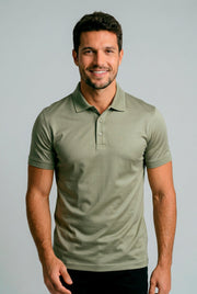 Polo Cotton Pima com Elastano Lisa