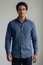 Camisa Manga Longa Linho Puro