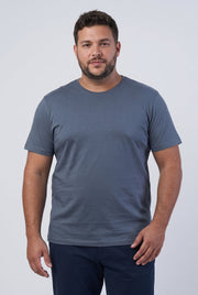 Camiseta Básica Gola Redonda Lisa Plus